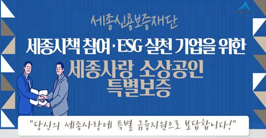 세종사랑특별보증